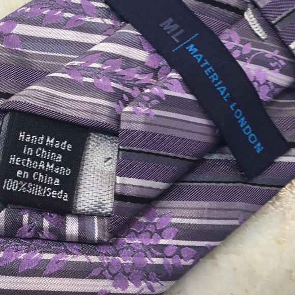 MATERIAL LONDON SILK TIE - Picture 5 of 12